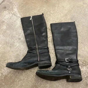 Michael  kors tall leather winter boots